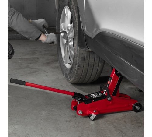 Домкрат гидравлический подкатной, 2 т, 140-340 мм MTX