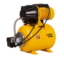 Насосная станция PS1100С, 1100 Вт, 4500 л/ч, ресивер 24 л, подъем 46 м, чугун Denzel