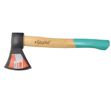 Топор, 1000г, деревянная рукоятка, Sturm!