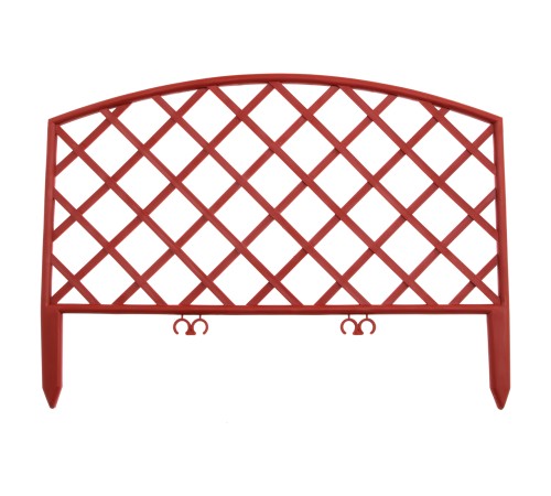 Забор декоративный "Сетка", 24 х 320 см, терракот, Palisad