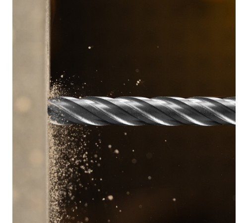 Бур по бетону, цельная крестовая пластина, 12x315 мм, SDS PLUS Denzel