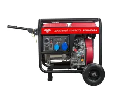 Дизельный генератор AMO ADG 8000EA + кожух для генератора 1200-Optimal (тихий)