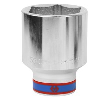 Головка торцевая глубокая шестигранная 3/4", 55 мм KING TONY 623555M