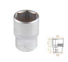 Головка торцевая стандартная шестигранная 1/4", 13 мм AFFIX AF00020013 Головка торцевая стандартная шестигранная 1/4", 13 мм AFFIX AF00020013