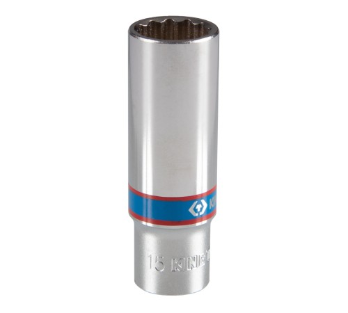 Головка торцевая глубокая двенадцатигранная 3/8", 15 мм KING TONY 323015M