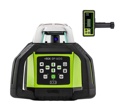 Комплект: ротационный нивелир RGK SP-612G + миллиметровый приёмник излучения RGK LD-88G