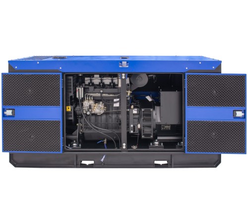 Дизельный генератор ТСС ЭД-40-Т400 в шумозащитном кожухе на прицепе Дизельный генератор ТСС ЭД-40-Т400 в шумозащитном кожухе на прицепе