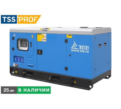 Дизельный генератор ТСС АД-25С-Т400-2РКМ7 в шумозащитном кожухе с АВР Дизельный генератор ТСС АД-25С-Т400-2РКМ7 в шумозащитном кожухе с АВР