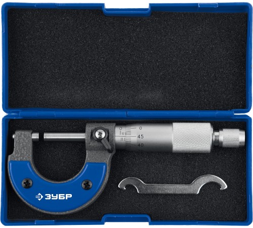 ЗУБР 0-25 мм, микрометр механический МК 25 34480-25_z02 Профессионал ЗУБР 0-25 мм, микрометр механический МК 25 34480-25_z02 Профессионал