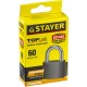 STAYER 60х50х25 мм, металлический корпус, закаленная дужка, замок навесной TOPLock 37160-60