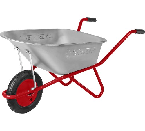 ЗУБР 90 л, 160 кг, тачка садово-строительная одноколесная Т-11 39962