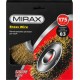 MIRAX Ø 175 мм, щетка-крацовка дисковая для УШМ 35141-175
