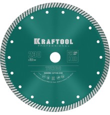 KRAFTOOL Turbo, 230 мм, (22.2 мм, 10 х 2.8 мм), сегментированный алмазный диск (36682-230)