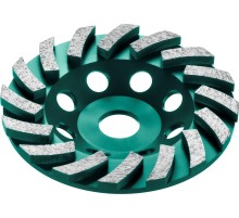 KRAFTOOL Turbo ᴓ125 мм алмазная чашка, INDUSTRIAL (33368-125)