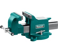 KRAFTOOL STEEL, 125 мм, стальные слесарные тиски (32701-125) KRAFTOOL STEEL, 125 мм, стальные слесарные тиски (32701-125)