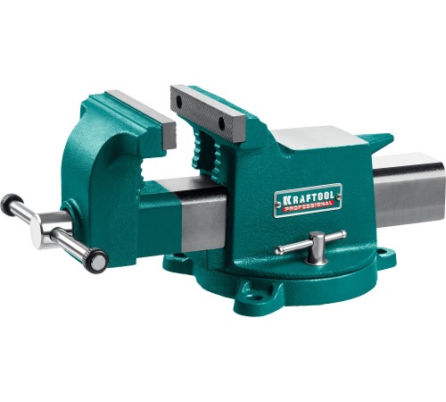 KRAFTOOL Steel, 125 мм, стальные слесарные тиски (32701-125) KRAFTOOL Steel, 125 мм, стальные слесарные тиски (32701-125)