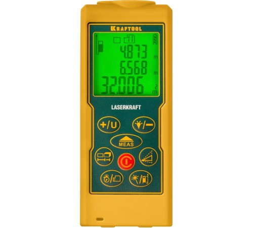 KRAFTOOL дальность 5 см - 70 м, точность 1,5 мм, лазерный дальномер 34760_z01