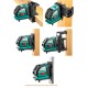 KRAFTOOL линейный лазерный нивелир c держателем CL70 #2 34660-2 Professional