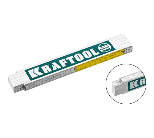 KRAFTOOL PRO-90, 2 м, профессиональный складной деревянный метр (34726)