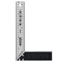 STAYER 250 мм, столярный угольник, Professional (3431-25)