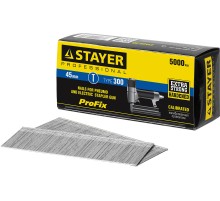 STAYER тип 18GA (47/300/F), 45 мм, 5000 шт, гвозди для нейлера, Professional (31530-45) STAYER тип 18GA (47/300/F), 45 мм, 5000 шт, гвозди для нейлера, Professional (31530-45)