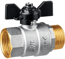 ЗУБР d 3/4″, ручка ″бабочка″, шаровой кран (51325-3/4) ЗУБР d 3/4″, ручка ″бабочка″, шаровой кран (51325-3/4)