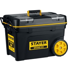 STAYER BIGPRO, 620 х 370 х 420 мм, (24.5″), пластиковый ящик-тележка для инструментов, Professional (38107-24) STAYER BIGPRO, 620 х 370 х 420 мм, (24.5″), пластиковый ящик-тележка для инструментов, Professional (38107-24)