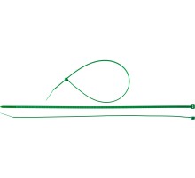 ЗУБР КС-З1, 3.6 x 300 мм, нейлон РА66, 100 шт, зеленые, кабельные стяжки, Профессионал (309060-36-300) ЗУБР КС-З1, 3.6 x 300 мм, нейлон РА66, 100 шт, зеленые, кабельные стяжки, Профессионал (309060-36-300)