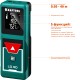 KRAFTOOL дальность 5 см - 40 м, точность 1,5 мм, лазерный дальномер 34763