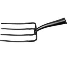 GRINDA 180 х 220 мм, кованная рабочая часть, четырехзубые, без черенка, антикор. покрытие, вилы кованые (39710-4)