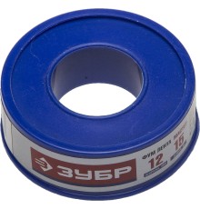 ЗУБР 0.1 мм х 12 мм х 15 м, 0.25 г/см3, ФУМ лента (12373-12-025)