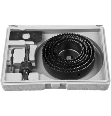 STAYER Maxcut, 6 шт, 51-102 мм, набор кольцевых коронок по дереву (29600-H8) STAYER Maxcut, 6 шт, 51-102 мм, набор кольцевых коронок по дереву (29600-H8)