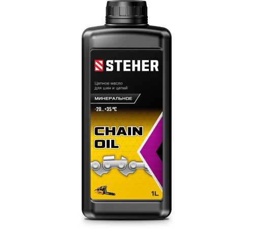 STEHER 1 л, цепное минеральное масло для бензо и электропил (76020-1) STEHER 1 л, цепное минеральное масло для бензо и электропил (76020-1)