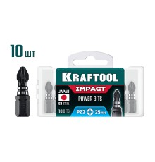 KRAFTOOL Impact PZ 2, 25 мм, 10 шт, ударные биты (26193-2-25-S10) KRAFTOOL Impact PZ 2, 25 мм, 10 шт, ударные биты (26193-2-25-S10)
