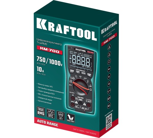 KRAFTOOL KM-700 цифровой мультиметр (59852) KRAFTOOL KM-700 цифровой мультиметр (59852)