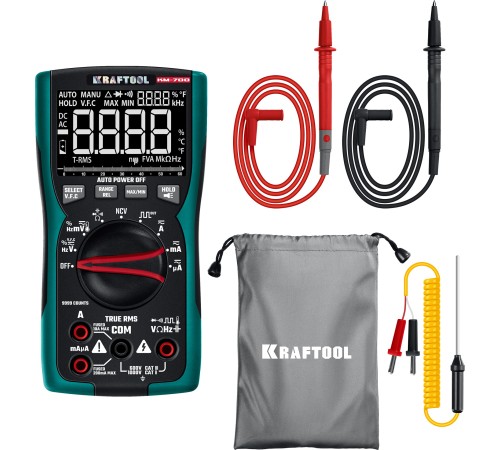 KRAFTOOL KM-700 цифровой мультиметр (59852) KRAFTOOL KM-700 цифровой мультиметр (59852)