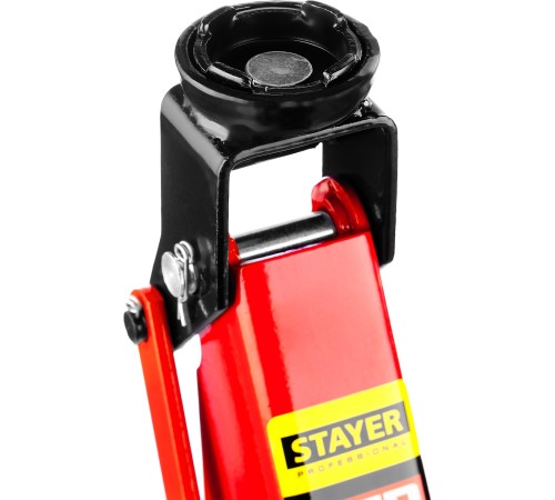 STAYER 2т, 130-350 мм, домкрат гидравлический подкатной в кейсе RED FORCE 43153-2-K STAYER 2т, 130-350 мм, домкрат гидравлический подкатной в кейсе RED FORCE 43153-2-K