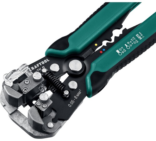 KRAFTOOL 0.05-8 мм², стриппер автоматический многофункциональный TK-8 22637 KRAFTOOL 0.05-8 мм², стриппер автоматический многофункциональный TK-8 22637