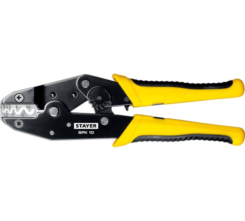 STAYER 0.5-10 мм², для медных наконечников и гильз, пресс-клещи 45440 Professional STAYER 0.5-10 мм², для медных наконечников и гильз, пресс-клещи 45440 Professional