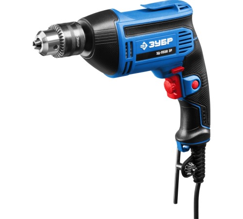 ЗУБР 550 Вт, дрель безударная реверсивная ЗД-П550 ЭР Профессионал