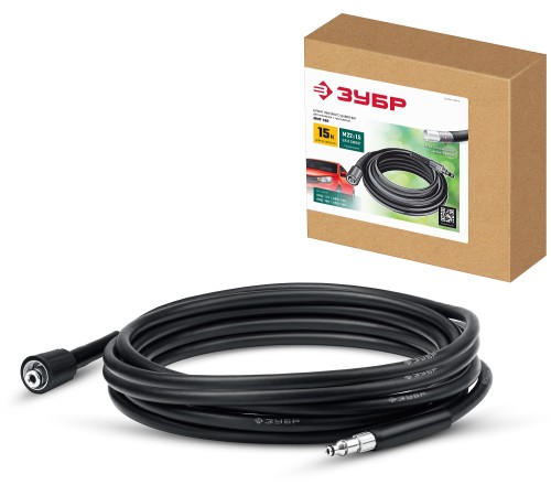 ЗУБР для пистолета МИГ-180, 15 м, шланг высокого давления (70411-180-15)