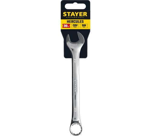 STAYER 30 мм, комбинированный гаечный ключ 27081-30_z01 STAYER 30 мм, комбинированный гаечный ключ 27081-30_z01