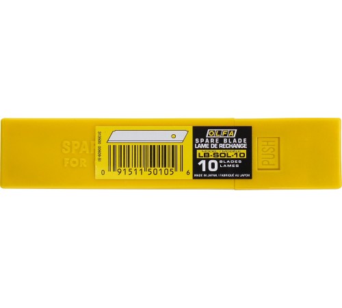 OLFA 18 мм, 10 шт, лезвие несегментированное OL-LB-SOL-10 OLFA 18 мм, 10 шт, лезвие несегментированное OL-LB-SOL-10