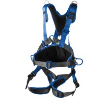 ЗУБР МОНБЛАН стальная фурнитура с полимерным покрытием, 4 точки крепления, р. L(1140-1440), страховочная и удерживающая привязь, Профессионал (11593