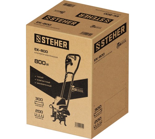 STEHER 800 Вт, электрический культиватор (EK-800)