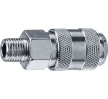 ЗУБР 1/4″M - рапид муфта, переходник, Профессионал (64911-1/4) ЗУБР 1/4″M - рапид муфта, переходник, Профессионал (64911-1/4)