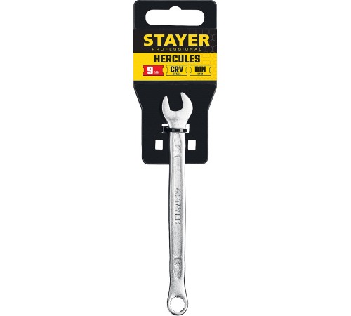 STAYER 9 мм, комбинированный гаечный ключ 27081-09_z01 STAYER 9 мм, комбинированный гаечный ключ 27081-09_z01