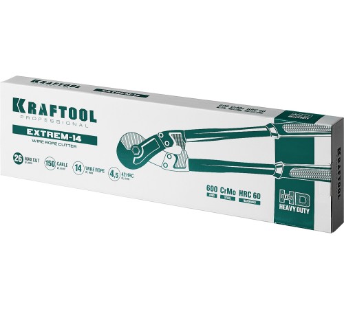 KRAFTOOL 29х600 мм, тросорез профессиональный EXTREM-14 23339-60 KRAFTOOL 29х600 мм, тросорез профессиональный EXTREM-14 23339-60
