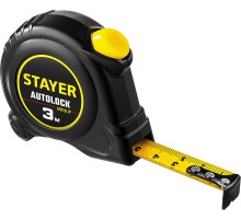 STAYER AutoLock, 3 м х 16 мм, рулетка с автостопом (2-34126-03-16) STAYER AutoLock, 3 м х 16 мм, рулетка с автостопом (2-34126-03-16)