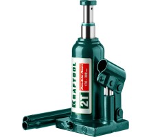 KRAFTOOL DOUBLE RAM, 2 т, 170 - 380 мм, с увеличенным подъемом, двухштоковый бутылочный домкрат (43463-2)